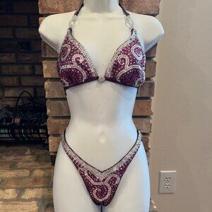 Figure Physique Bodybuilding Competition NPC Contest Posing Suit